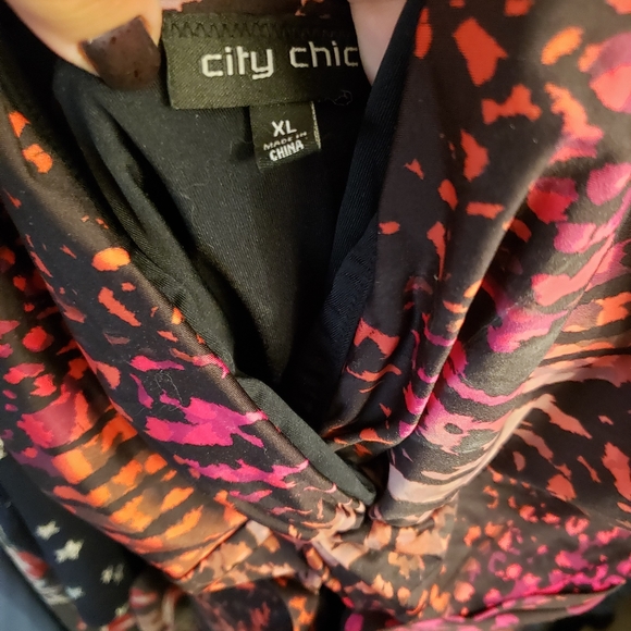 City Chic Animal Print One Piece - Picture 9 of 9